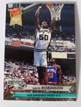 1992-93 Fleer Ultra #201 David Robinson Spurs Dunk Rank Basketball Card - £0.79 GBP