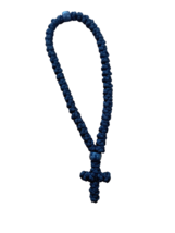 50 Knots Traditional Orthodox Prayer Rope Chotki Handmade Black Komboskini - $9.41