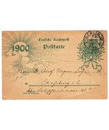 Postal History 1900 German Gov&#39;t VF Used Postal Card Deutsche Reichspost... - $70.13 MXN