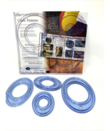 Creative Memories Oval Patterns Cutting Templates and Circle Template Sheet - $173.44 MXN