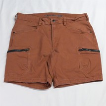 Duluth 38 x 9&quot; Orange Canvas Flex Fire Hose 13408 Boundry Mens Cargo Shorts - $31.99