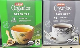Central Market Green Tea and Earl Grey Black Tea bundle. 1 of each. 15 bags per - £30.04 GBP