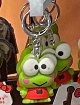 Universal Studios Parks Sanrio Hello Kitty Keroppi 3D Figure Rubber Keyc... - $23.99