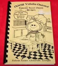 Vidalia Onions Folsom Farms Glennville Georgia Recipe Cookbook Cooking 1992 - £7.72 GBP