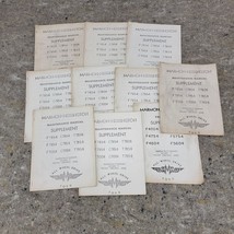 Marmon Herrington Maintenance Manual Supplements Vintage  - Lot of 10 - $8.99