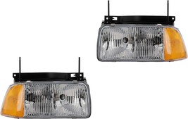 Headlights For 1995 1996 1997 GMC Jimmy Sonoma Left Right Pair Composite - $140.21