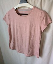 FREE FLY Women’s Bamboo Cotton Short Sleeve Tee SS T-shirt Pink Medium c... - $19.95