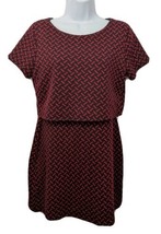 Atmosphere Tiered Dress Size 8 Red Black - $14.80