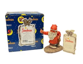 Enesco Sandman Throwing Sand Figurine 1994 Klaus Wickl Santa # 340545 Vintage - £19.35 GBP