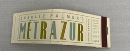 Charlie Palmer’s Metrazur Mini Matchbook NYC Unstruck - $7.67