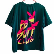 Playboy Pacsun PB Surf Club Green L Graphic Short Sleeve Crew Neck T Bunny Logo - £22.65 GBP