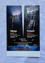 The British Museum 11x17 Original Promo Movie Poster Fathom Vikings Pompeii 2014 - £23.06 GBP