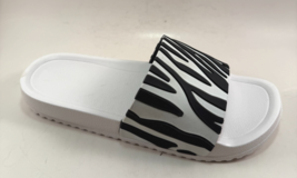 Henry Ferrera Zebra White Mule Rubber Sandal - $34.99