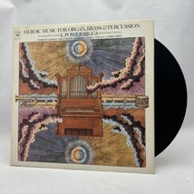 Biggs Heroic Music for Organ Brass &amp; Percussion Vinyl Record LP Handel Purcell - £8.64 GBP