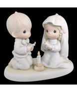 Vtg 1988 Precious Moments Wedding Figurine, The Lord Is Your Light To Ha... - $457.88 MXN