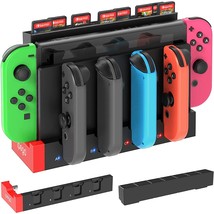 Charger Compatible With Nintendo Switch For Joy Con, Charging Dock Stand... - £32.29 GBP