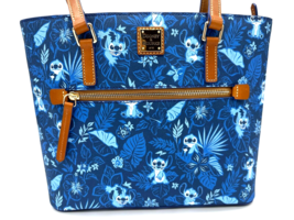 Disney Dooney and &amp; Bourke Stitch Tote Bag Purse Blue NWT Lilo 2024 - £272.20 GBP