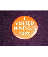 Vintage Washington State WPPSS I Visited WNP-3, WNP-5 Pinback Button, Pi... - £10.97 GBP