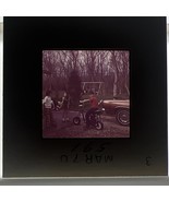 35mm Slide Photo Kid Riding Mini Bike Motorcycle 1971 Children - €4,30 EUR