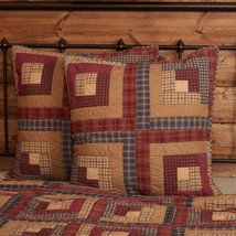 Lincoln Plaid Quilt Euro Sham - Stylish 26 Inch Design - $773.74 MXN