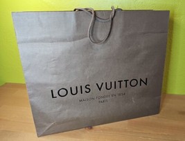 Louis Vuitton LV Gift Shopping Bag Classic Brown  15 5/8 x 13 3/8 x 5 7/8&quot; - £23.72 GBP