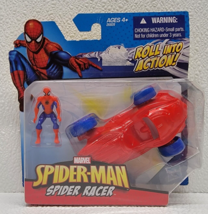 Marvel Spider-Man Roll into Action Spider Racer with Figure 2011 - £10.29 GBP