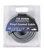 Tie Down 50235 Galvanized Cable (3/16&quot; ID x 1/4&quot; OD, 100 Foot Roll), Pack - $1,292.67 MXN