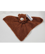 Carter&#39;s Just One You Brown Bear Security Blanket Baby Plush Lovey Cordu... - $34.64