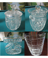CRYSTAL BOWL ICE BUCKET KILLARNEY PHOENIX LEAVES WATERFORD RALPH LAUREN ... - $2,537.37 MXN