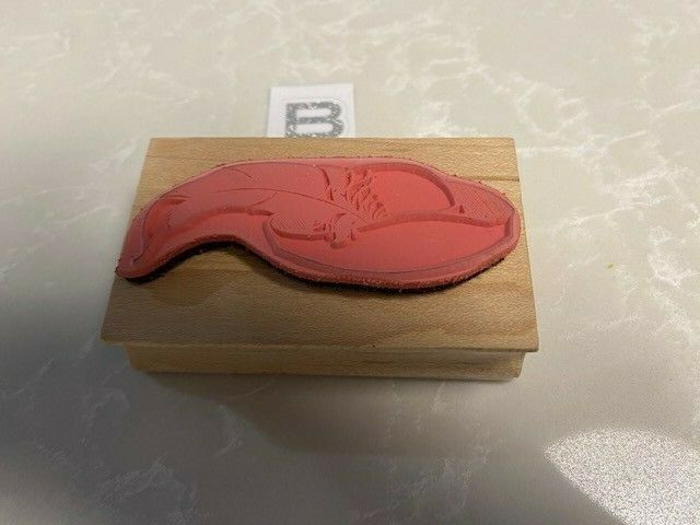 GREAT SELECTION OF WOOD & RUBBER GIRLIE STAMPS VINTAGE DON'T MISS! Item image 5