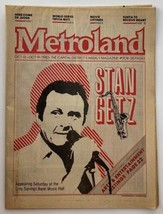 VTG Metroland Newspaper October 13 1983 #208 Stan Getz Troy Bank Music Hall - £11.18 GBP