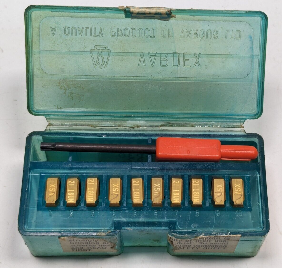 LOT of 10 Unused VARGUS VARDEX THREAD MILL INSERTS - 2I 18UN TM2 - Grade... - $188.09
