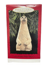 1992 Hallmark Lou Rankin Polar Bear Keepsake Christmas Ornament - £9.03 GBP