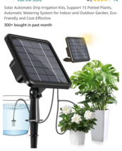 Moistenland Solar Powered Automatic Watering System SWP-301 Anti Siphon ... - $366.23 MXN