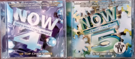 LOT OF 2 Now That&#39;s What I Call Music! CDS - VOLS 4 &amp; 5 - Various Artists - £10.35 GBP