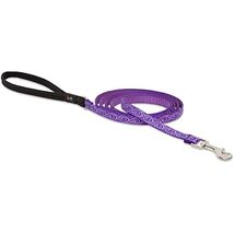 LupinePet Originals 1/2&quot; Jelly Roll 6-Foot Padded Handle Leash for Small... - $25.99