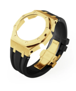 Casioak Steel Case MOD Kit for Shock G-SHOCK GA2100 GA2110 Gold Black - $107.92 CAD