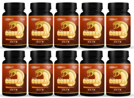 10 Pack King Cobra Capsules for Men-New Improved Forumla-90 Capsules x10 - £177.83 GBP