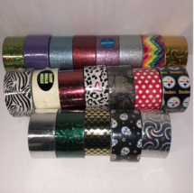 Crafting Duck Tape Steelers Cheetah Purple Silver Glitter Zebra Camo Red... - $3.79+