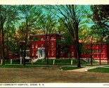 Elliot Community Hospital Keene New Hampshire NH UNP WB Postcard B8 - $2.63