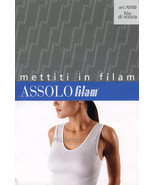 Tank Top Wide Shoulder Women&#39;s Cotton Lisle Thread Filam Smooth - $13.84