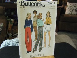 Butterick 6684 Misses Pants & Shorts Pattern - Waist 28 Hip 38 - $6.60