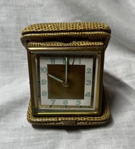 Vintage Time Master Wind-Up Travel Clock with Alarm-Luminous-West Germany - £3.89 GBP