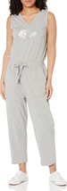 Calvin Klein Women&#39;s Classic V-Neck Sleeveless Jumpsuit Size L Gray - £31.06 GBP