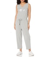 Calvin Klein Women&#39;s Classic V-Neck Sleeveless Jumpsuit Size L Gray - $54.29 CAD