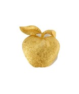 Vintage Coro Brushed Ornate Textured Gold Tone Apple Fruit Brooch Pin 1 ... - $16.89 CAD