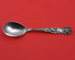 Bridal Rose by Alvin Sterling Silver Egg Spoon 4&quot; Serving Heirloom Silve... - £101.76 GBP