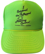 I survived the rappel into Moaning Cavern green rope mesh snapback hat b... - €11,09 EUR
