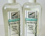 2 X Tea Tree Therapy Mouthwash with Tea Tree Oil Fresh Flavor 12 fl oz -... - £16.99 GBP