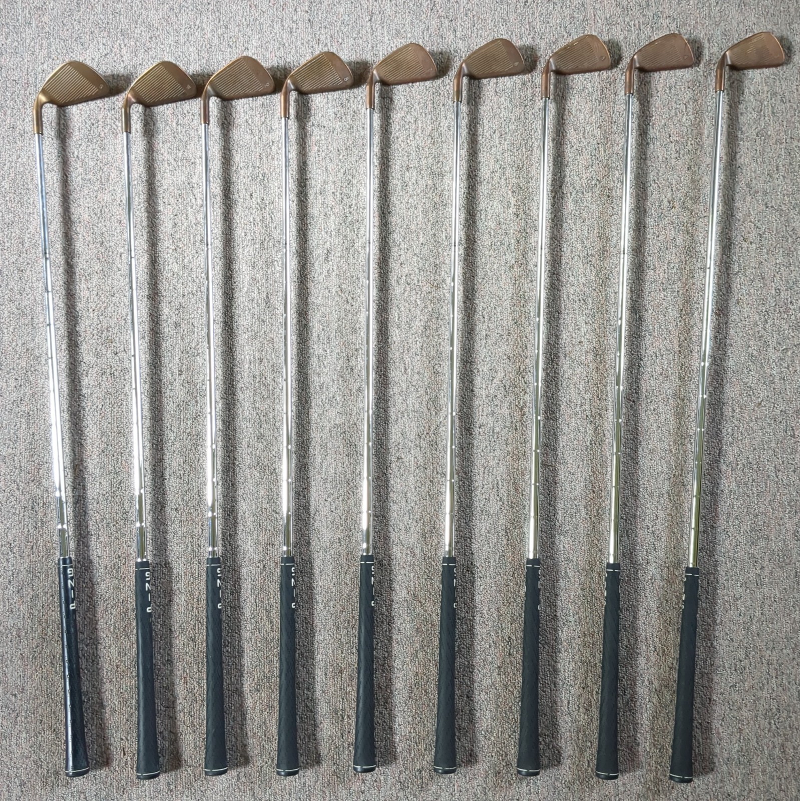 PING Eye 2 Beryllium Copper Black Dot 9 Club Iron Set 3-9, PW, SW Regula... - £465.05 GBP